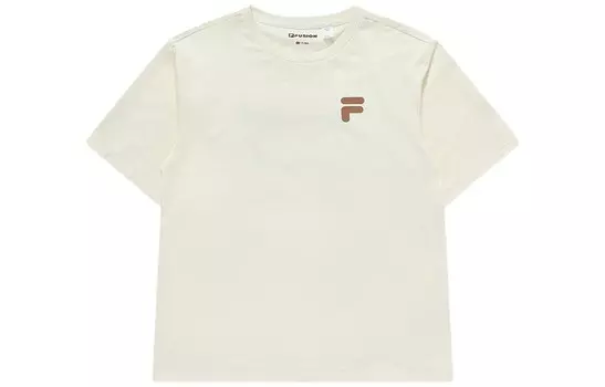 Футболка унисекс цвета слоновой кости Fila Fusion, слоновая кость