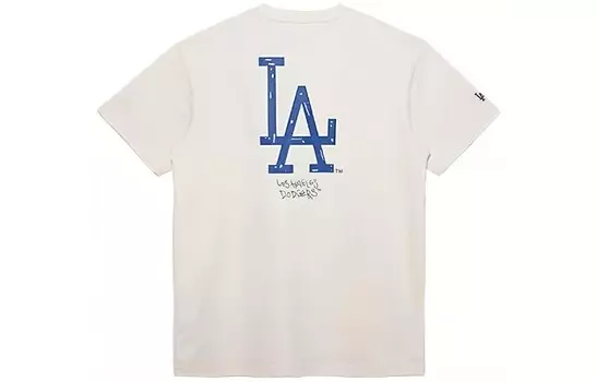 Футболка унисекс цвета слоновой кости New Era, слоновая кость