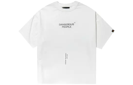 Футболка унисекс DANGEROUSPEOPLE, Белый