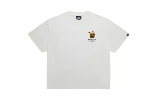 Футболка унисекс DANGEROUSPEOPLE, Белый