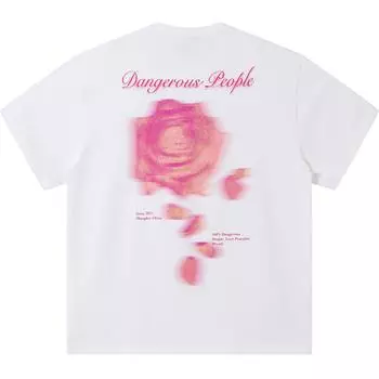 Футболка унисекс DANGEROUSPEOPLE, Ecru