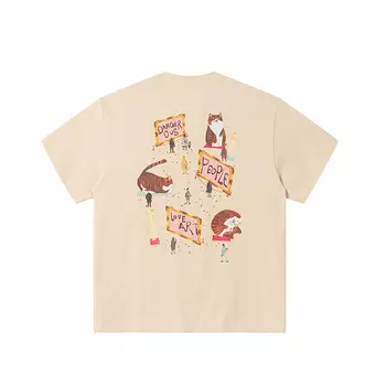 Футболка унисекс Dangerouspeople, хаки