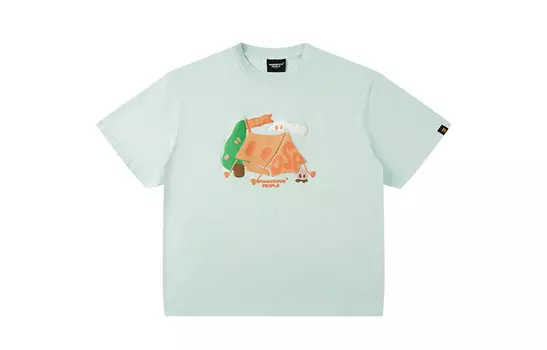 Футболка унисекс DANGEROUSPEOPLE, Светло-зеленый