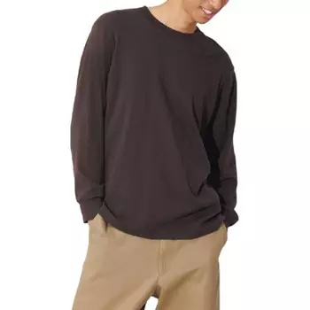Футболка унисекс Dark Mushroom с Outerspace и NB бордового цвета Uniqlo, цвет Dark Mushroom with Outerspace and NB Burgundy
