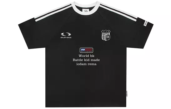 Футболка унисекс DARKCIRCLE, Темно-синий (тип эмблемы)