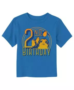 Футболка унисекс для малышей «Звездные войны 2-й порг» на день рождения Disney Lucasfilm