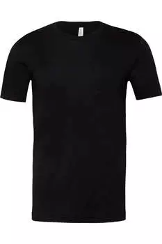 Футболка унисекс для взрослых Bella + Canvas, цвет black heather