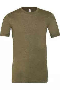 Футболка унисекс для взрослых Bella + Canvas, цвет olive heather