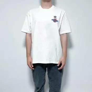 Футболка унисекс Donut Star белая Adidas Originals, цвет Donut star white