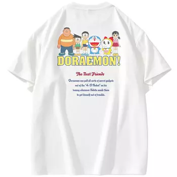 Футболка унисекс Doraemon, Белый