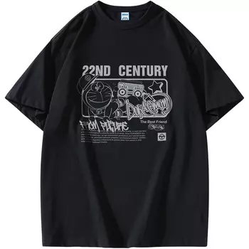 Футболка унисекс Doraemon, Белый