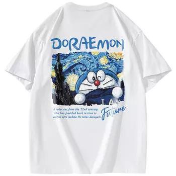 Футболка унисекс Doraemon, белый