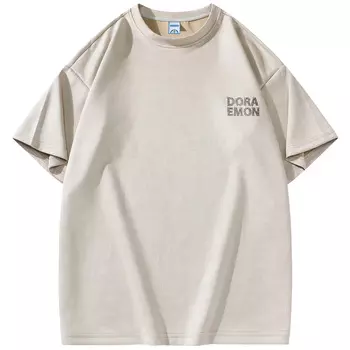 Футболка унисекс Doraemon, Бежевый