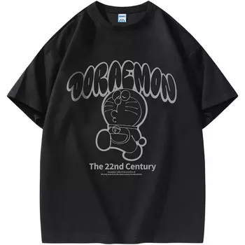 Футболка унисекс Doraemon, Черный