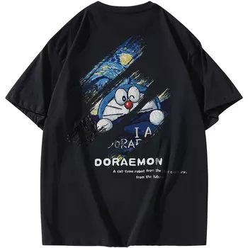 Футболка унисекс Doraemon, Черный