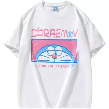 Футболка унисекс Doraemon, черный