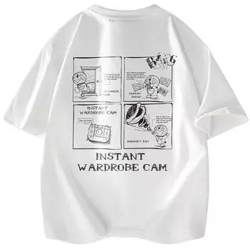 Футболка унисекс Doraemon, черный