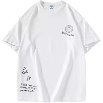 Футболка унисекс Doraemon, Футболка с длинным рукавом (черная)