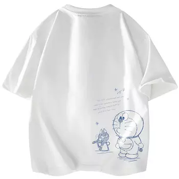 Футболка унисекс Doraemon, Light Pea Green