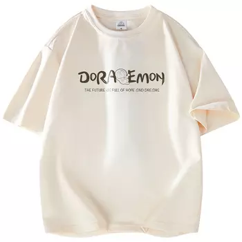 Футболка унисекс Doraemon, Long-Sleeved T-Shirt (Navy Blue)