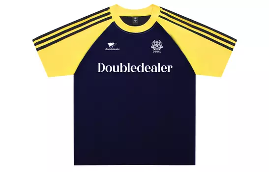 Футболка унисекс Double Dealer, черно-белый/серый