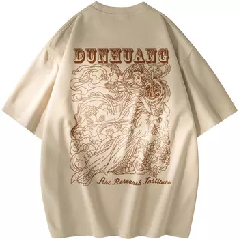 Футболка унисекс Dunhuang Art Institute, бежевый