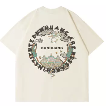 Футболка унисекс Dunhuang Art Institute, цвет Apricot