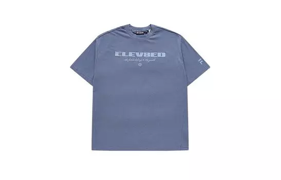 Футболка унисекс дымчато-голубая Fila Fusion, голубой