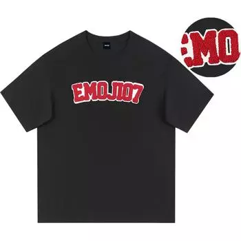 Футболка унисекс Emoji, темно-синий