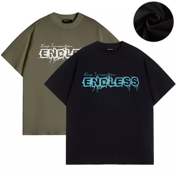 Футболка унисекс Endless Abyss, Розовый + Белый (2 шт.)