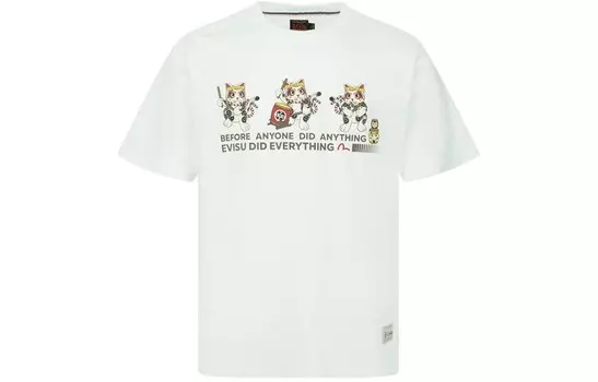 Футболка унисекс Evisu, белый