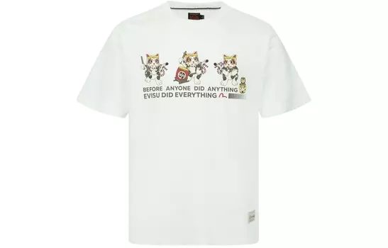 Футболка унисекс Evisu, цвет Apricot