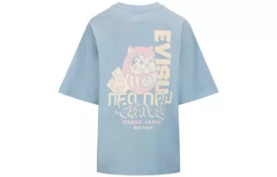 Футболка унисекс Evisu, синий