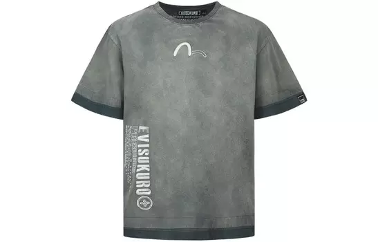Футболка унисекс Evisu, темно-серый