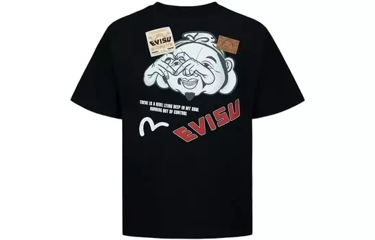 Футболка унисекс Evisu, зеленый