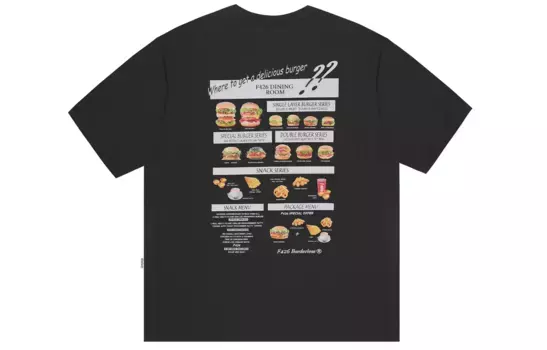 Футболка унисекс F426, черный