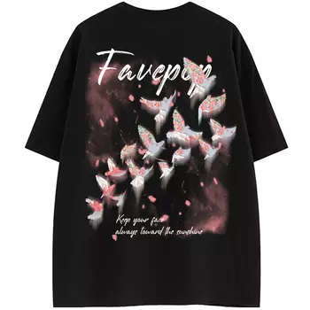 Футболка унисекс FAVEPOP, белый