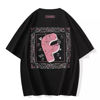 Футболка унисекс Fido Dido, черный/фиолетовый