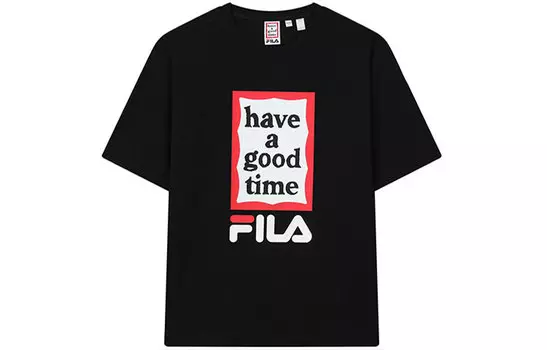 Футболка унисекс ФИЛА FILA, цвет Black
