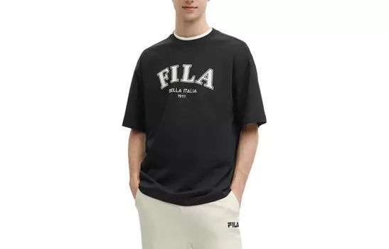 Футболка унисекс ФИЛА FILA, цвет Black