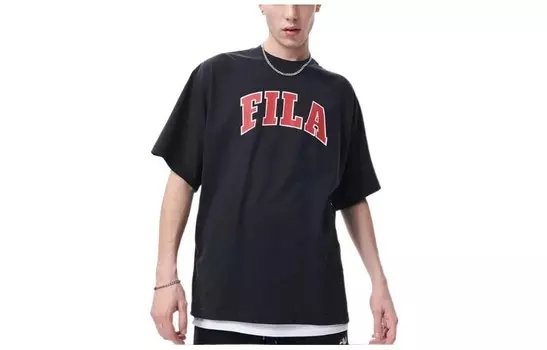 Футболка унисекс ФИЛА FILA, цвет Black