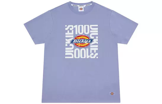 Футболка унисекс фиолетовая Dickies, фиолетовый