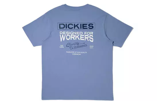 Футболка унисекс фиолетовая Dickies, фиолетовый