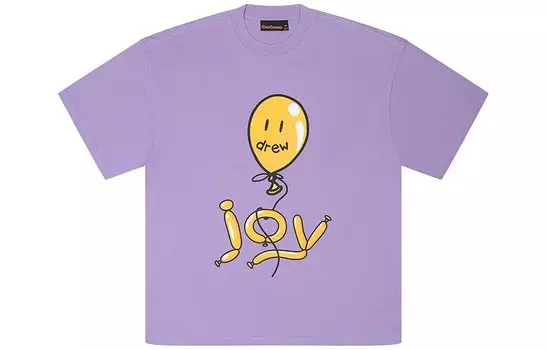 Футболка унисекс фиолетовая Drew House, фиолетовый