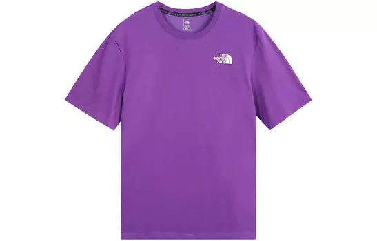 Футболка унисекс фиолетовая The North Face, фиолетовый