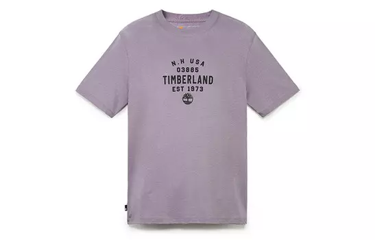 Футболка унисекс фиолетовая Timberland, фиолетовый