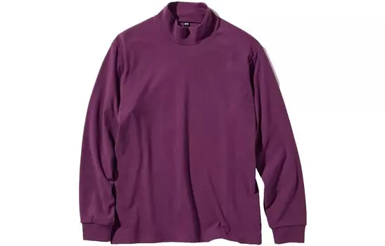 Футболка унисекс фиолетовая Uniqlo, фиолетовый