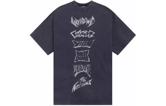 Футболка унисекс фиолетовая We11Done, фиолетовый