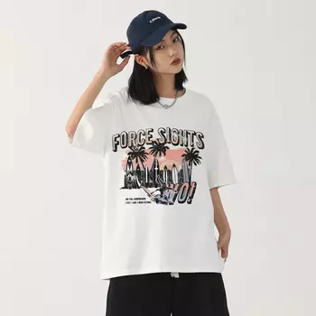 Футболка унисекс Forcerepublik, белый