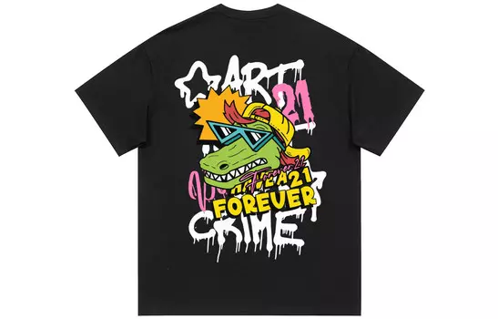 Футболка унисекс Forever 21, черный